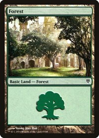 Forest (85) (85) [Duel Decks: Jace vs. Vraska]