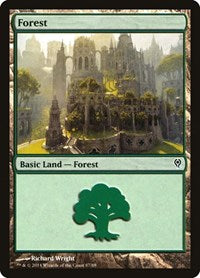 Forest (87) (87) [Duel Decks: Jace vs. Vraska]
