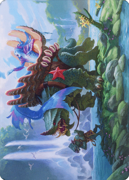 Vodalian Mindsinger // Vodalian Mindsinger (ADMU-021) - Dominaria United Art Series (Borderless) Foil