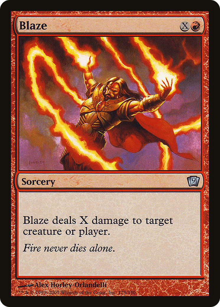 Blaze (9ED-175★) - 9th Edition