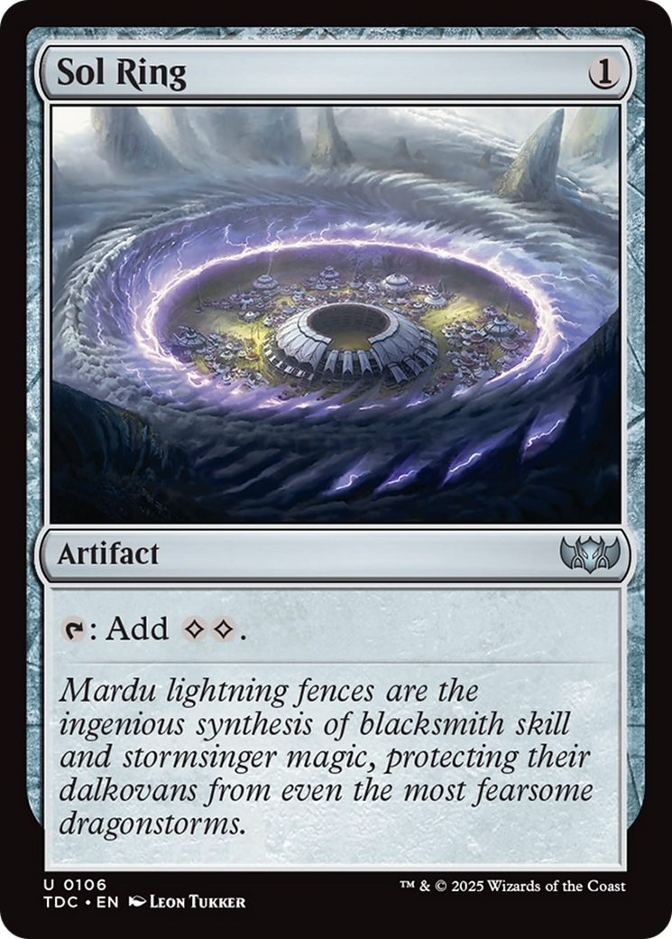 Sol Ring (TDC-106) - Commander: Tarkir: Dragonstorm