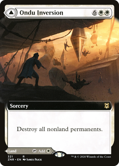 Ondu Inversion (Extended Art) (ZNR-321) - Zendikar Rising: (Extended Art)