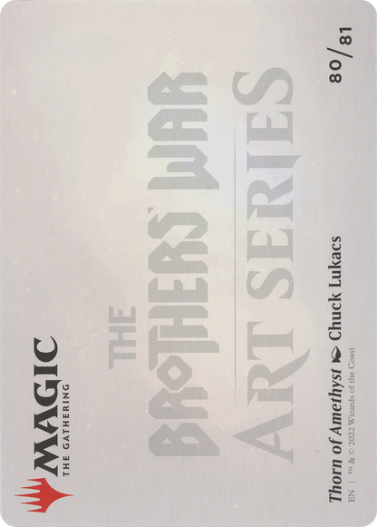 Thorn of Amethyst // Thorn of Amethyst (ABRO-080) - The Brothers' War Art Series (Borderless) Foil