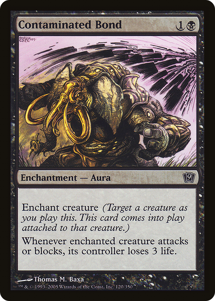 Contaminated Bond (9ED-120★) - 9th Edition Foil