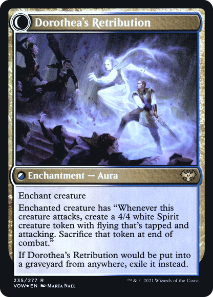 Dorothea, Vengeful Victim (PRE-235S) - Innistrad: Crimson Vow Promos: (Double Faced Transform) Foil
