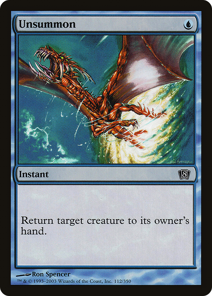 Unsummon (8ED-112★) - 8th Edition Foil
