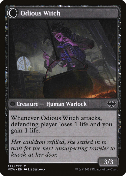 Ragged Recluse (VOW-127) - Innistrad: Crimson Vow: (Double Faced Transform) Foil