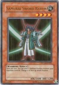 Samurai Sword Baron (WC10-EN001) [Yu-Gi-Oh! Video Game Promotional Cards]