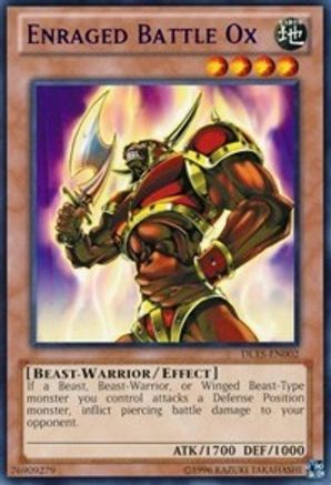 Enraged Battle Ox (Blue) (DL15-EN002) - Duelist League Promo Unlimited
