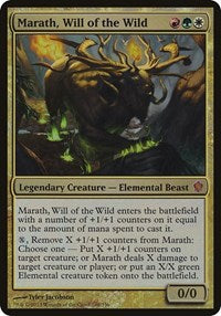 Marath, Will of the Wild (Commander 2013) (198) [Oversize Cards]