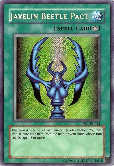 Javelin Beetle Pact (Secret Rare) (PP01-EN012) [Premium Pack 1]