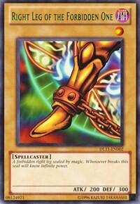 Right Leg of the Forbidden One (Green) (DL11-EN002) [Duelist League Promo]