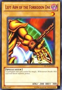 Left Arm of the Forbidden One (Red) (DL11-EN005) [Duelist League Promo]