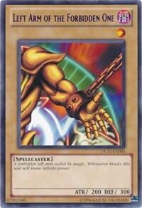 Left Arm of the Forbidden One (Blue) (DL11-EN005) [Duelist League Promo]