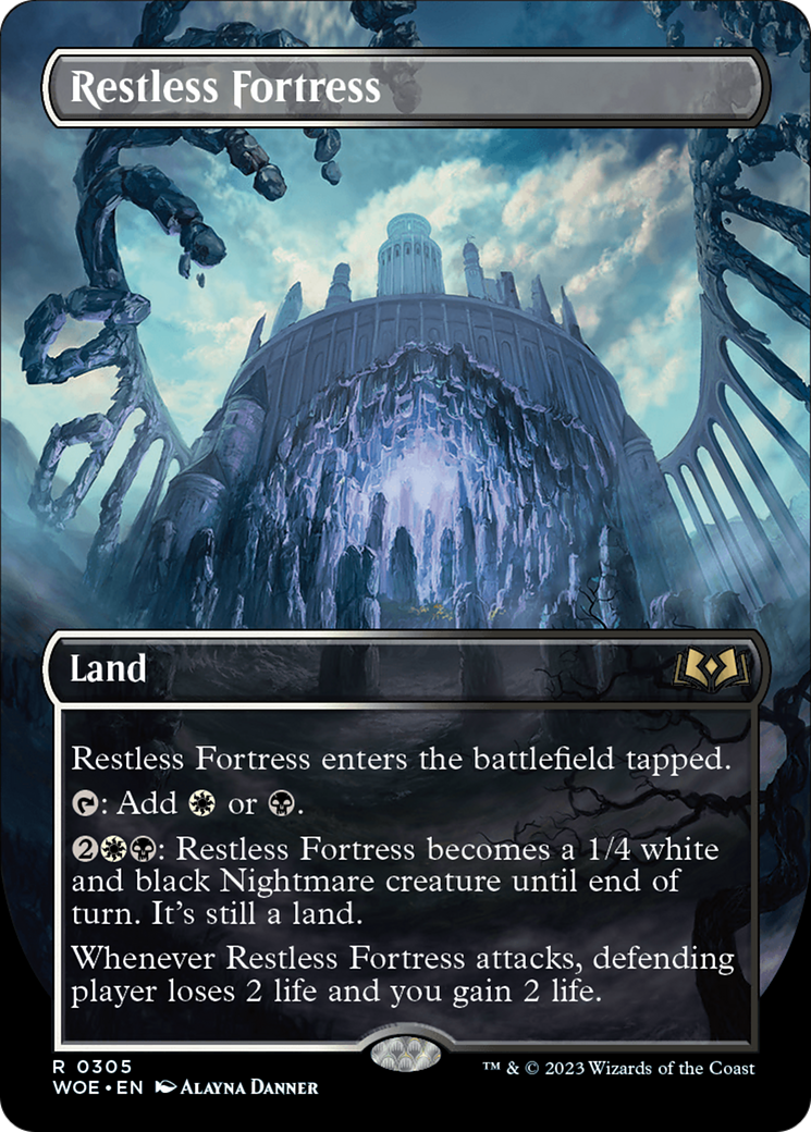Restless Fortress (Borderless) (WOE-305) - Wilds of Eldraine Foil