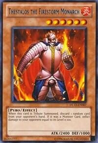 Thestalos the Firestorm Monarch (Blue) (DL12-EN007) [Duelist League Promo]