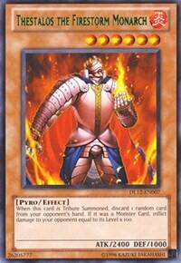 Thestalos the Firestorm Monarch (Green) (DL12-EN007) [Duelist League Promo]