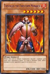 Thestalos the Firestorm Monarch (Purple) (DL12-EN007) [Duelist League Promo]