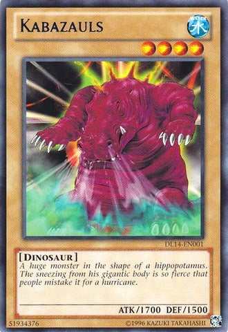 Kabazauls (Blue) (DL14-EN001) [Duelist League Promo]