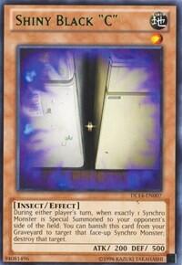 Shiny Black "C" (Green) (DL14-EN007) [Duelist League Promo]