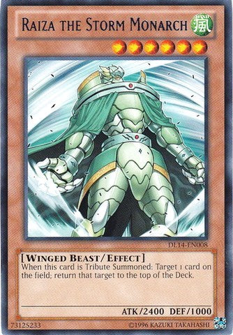 Raiza the Storm Monarch (Blue) (DL14-EN008) [Duelist League Promo]