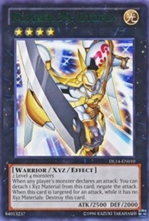 Number 39: Utopia (Green) (DL14-EN010) - Duelist League Promo Unlimited