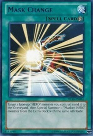 Mask Change (Blue) (DL14-EN016) - Duelist League Promo Unlimited