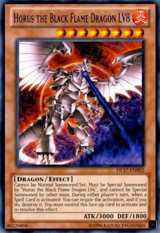 Horus the Black Flame Dragon LV8 (Purple) (DL17-EN002) [Duelist League Promo]