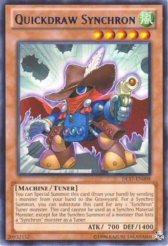 Quickdraw Synchron (Blue) (DL17-EN008) [Duelist League Promo]