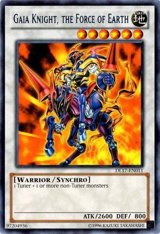 Gaia Knight, the Force of Earth (Blue) (DL17-EN011) [Duelist League Promo]