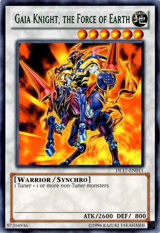 Gaia Knight, the Force of Earth (Green) (DL17-EN011) [Duelist League Promo]