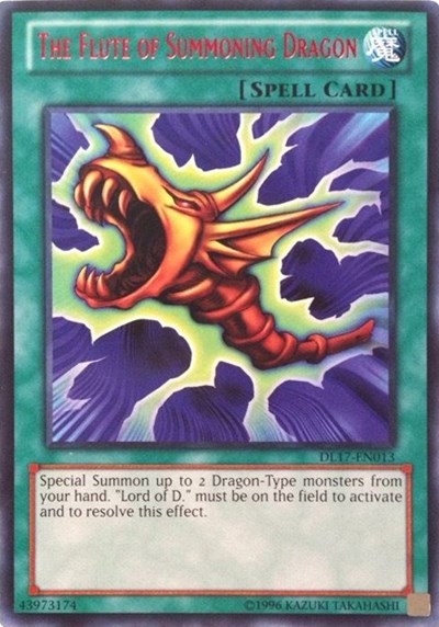 The Flute of Summoning Dragon (Red) (DL17-EN013) [Duelist League Promo]