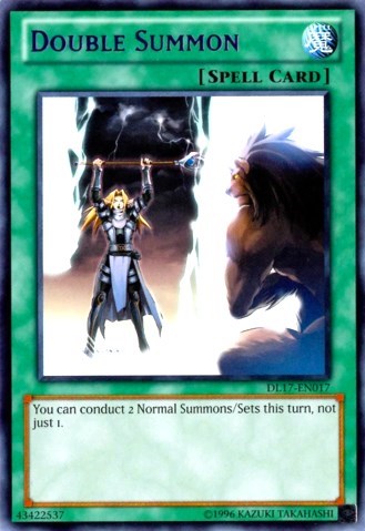 Double Summon (Blue) (DL17-EN017) [Duelist League Promo]