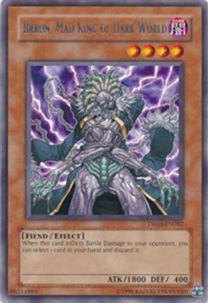 Brron, Mad King of Dark World (DR04-EN082) - Dark Revelation Volume 4 Unlimited