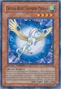 Crystal Beast Sapphire Pegasus (DTP1-EN028) [Duel Terminal - Preview]