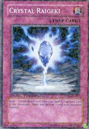 Crystal Raigeki (DT01-EN099) - Duel Terminal 1 Limited
