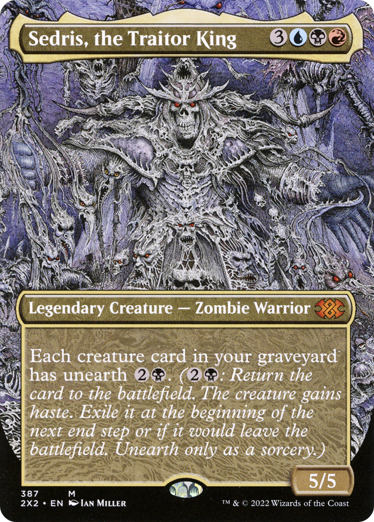 Sedris, the Traitor King (Borderless) (2X2-387) - Double Masters 2022