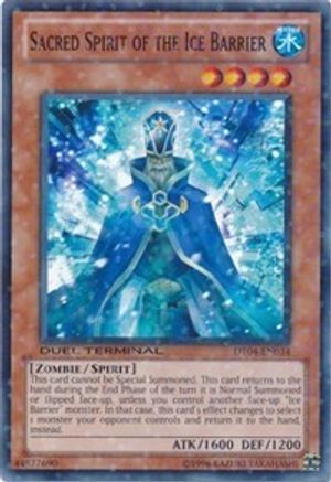 Sacred Spirit of the Ice Barrier (DT04-EN034) - Duel Terminal 4 Limited