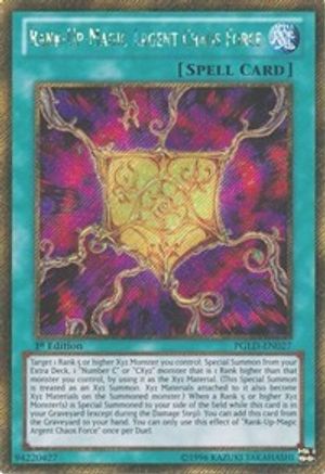Rank-Up-Magic Argent Chaos Force (PGLD-EN027) - Premium Gold Unlimited