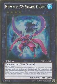 Number 32: Shark Drake (PGLD-EN044) [Premium Gold]