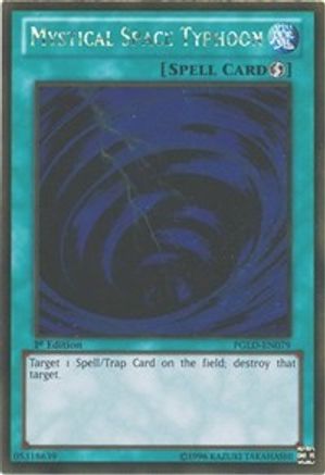 Mystical Space Typhoon (PGLD-EN079) - Premium Gold Unlimited