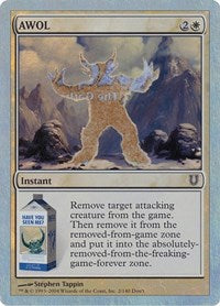 AWOL (Alternate Foil) (2) [Unhinged]
