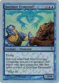 Question Elemental? (Alternate Foil) (43) [Unhinged]