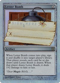 Letter Bomb (Alternate Foil) (122) [Unhinged]
