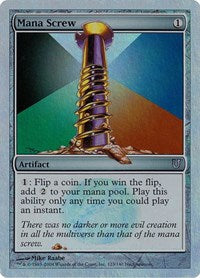 Mana Screw (Alternate Foil) (123) [Unhinged]