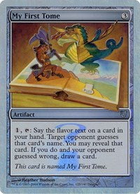 My First Tome (Alternate Foil) (125) [Unhinged]