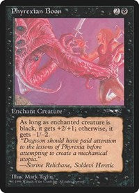 Phyrexian Boon (Man Held Aloft) (23) [Alliances]