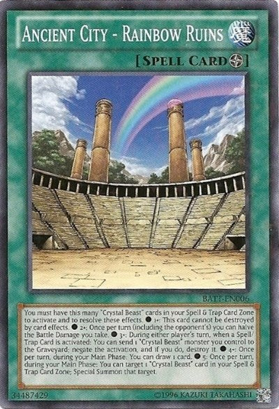 Ancient City - Rainbow Ruins (Starfoil) (BATT-EN006) [Battle Pack Tournament Prize Cards]