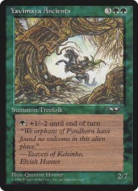 Yavimaya Ancients (Rearing Horse) (92) [Alliances]