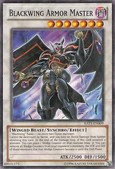 Blackwing Armor Master (Starfoil) (BATT-EN009) [Battle Pack Tournament Prize Cards]